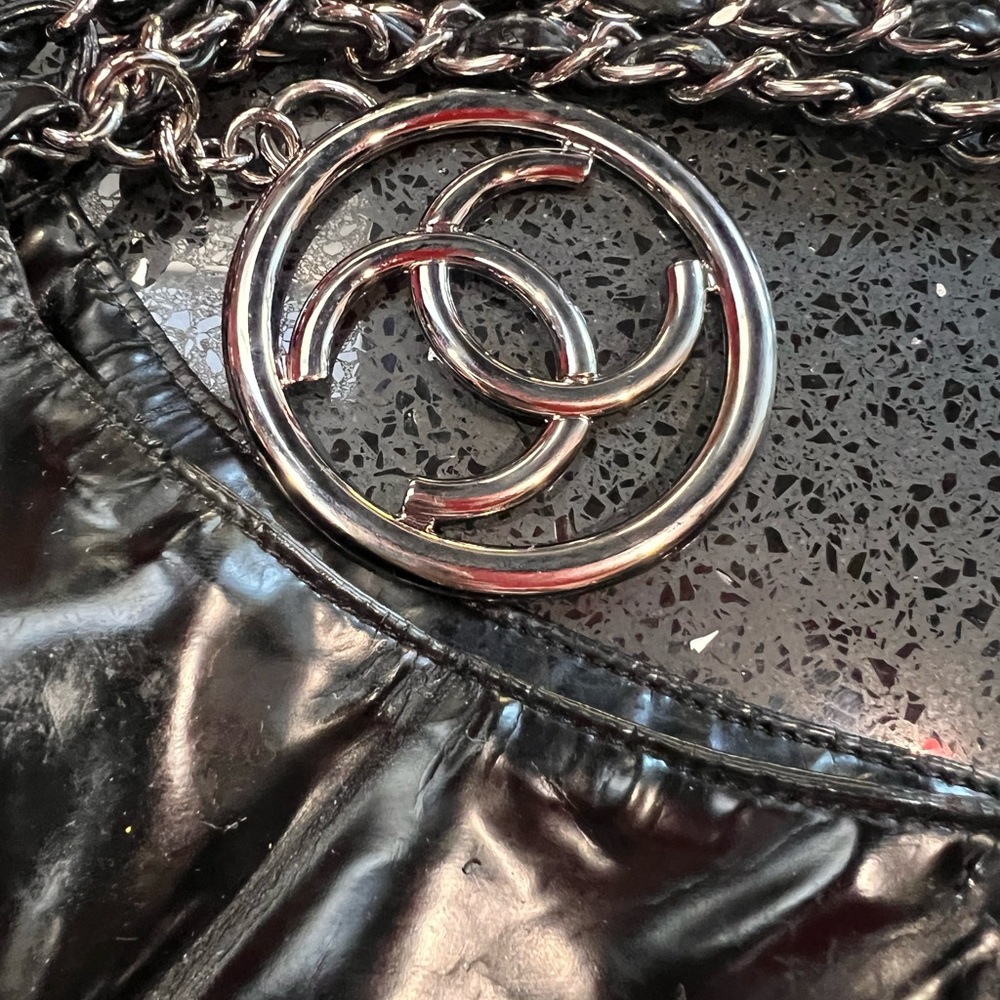 Vintage Chanel large tote bag